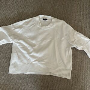 Quince Classic Cream Crew Neck Sweater